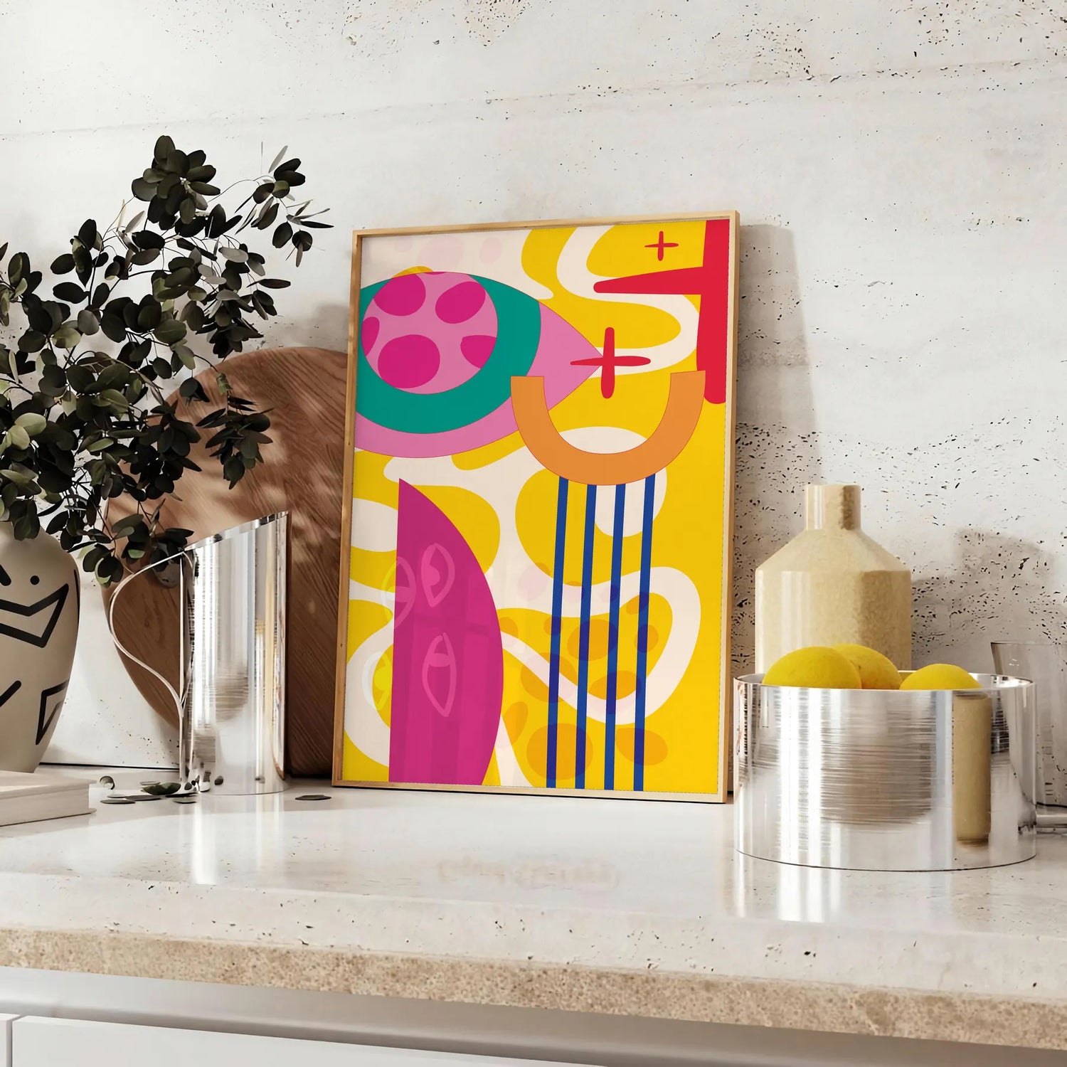 space Boho Art Wall vibrant abstract designs chic captivating wall print perfect gift lovers unique decor unframed options style