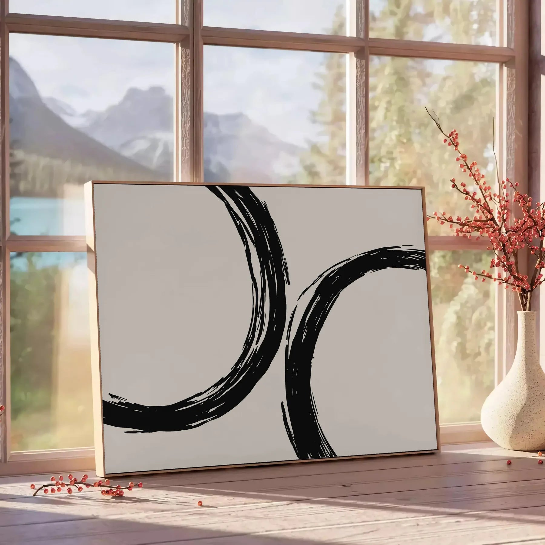 space captivating boho abstract wall art poster touch chic elegance stunning piece ideal gift lovers room artwork available style
