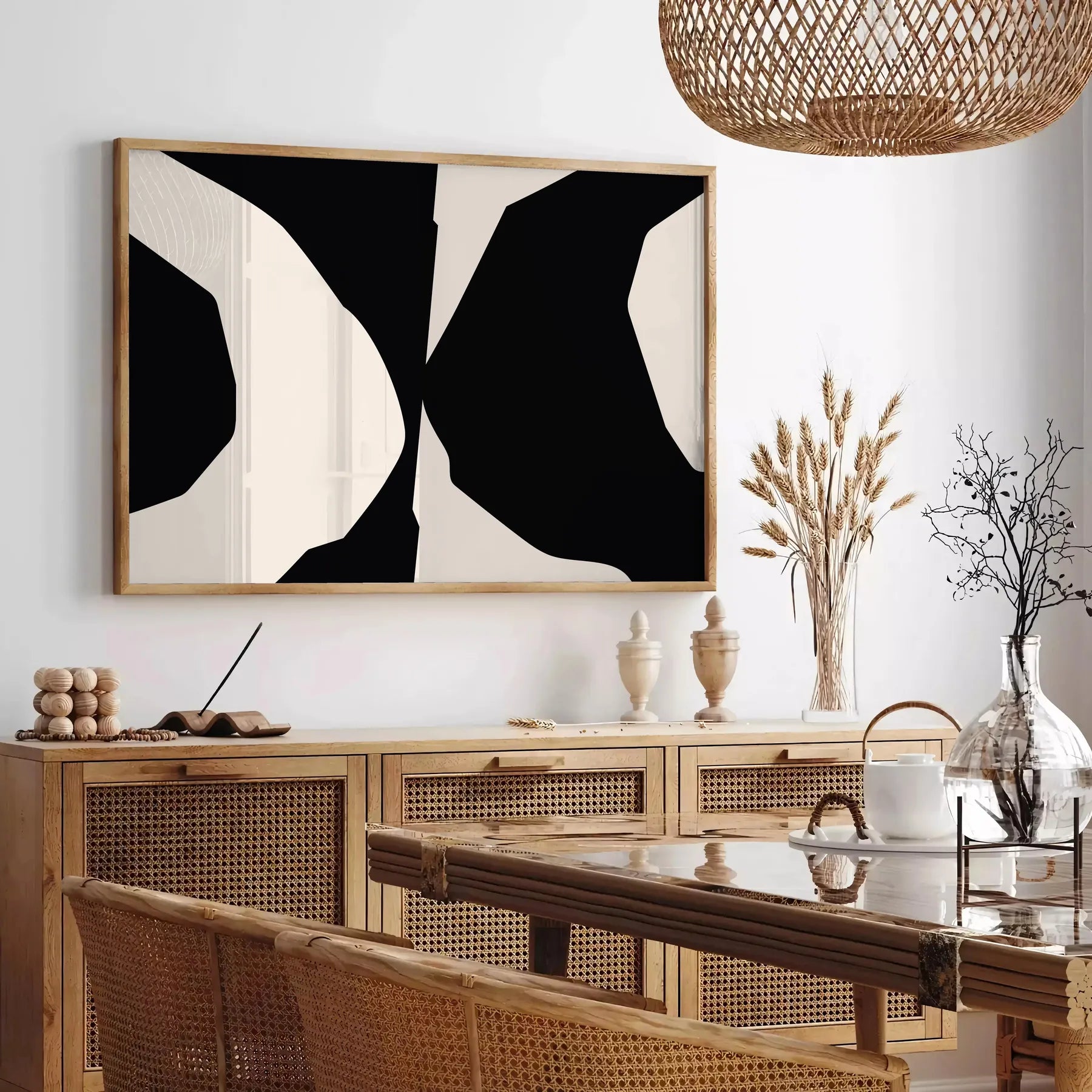 space stunning Boho Art Wall Poster abstract bohemian designs unique gift standout artwork touch elegance room sizes A4 cm A0